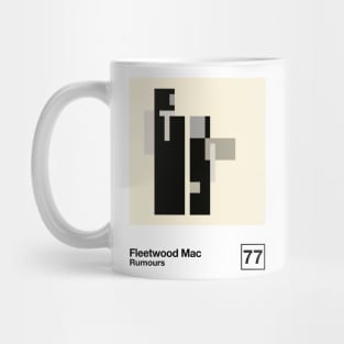 Rumours / Minimalist Style Graphic Poster Design Mug